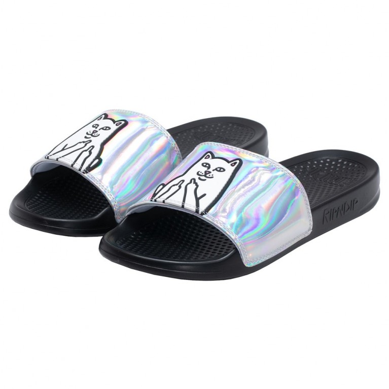 Тапочки Ripndip Lord Nermal Slides Iridescent