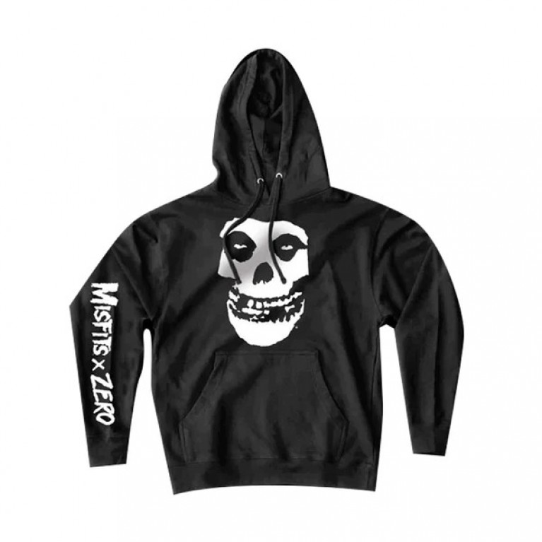 Толстовка ZERO x MISFITS FIEND P/O HOODY BLACK/WHITE